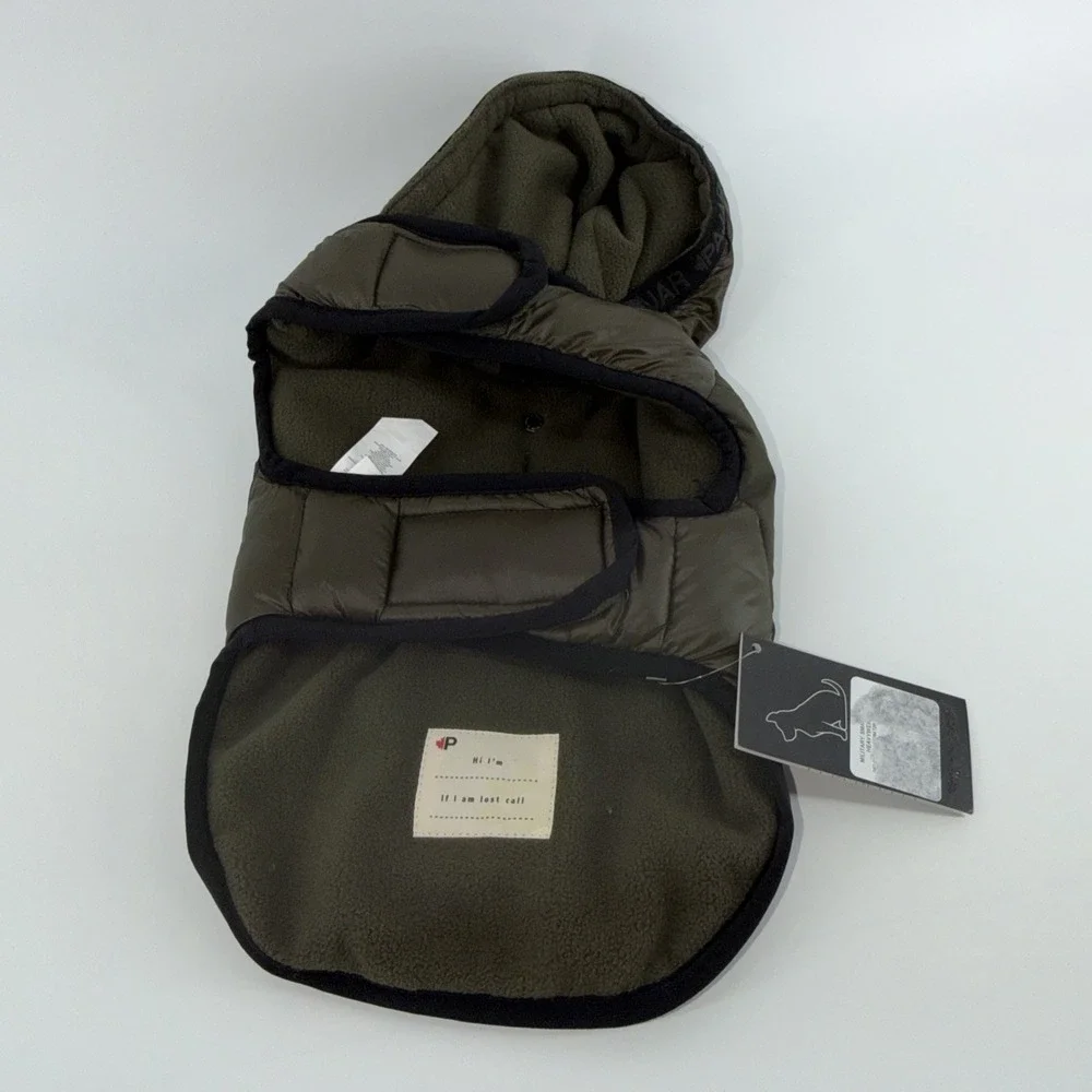 Pajar Pup Eddie Parka for Dogs Medium Military‎ Green
